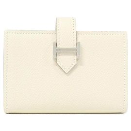 Hermès Portefeuille Hermes Bearn Mini Epsom Marron Beige