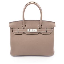 Hermès Birkin 30 Togo Cuir Beige Marron Beige