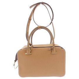 mala Delvaux Cool Box em Taurillon Soft Marrom