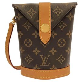Louis Vuitton Monogram Archive Envelope Pochette Accessory Pouch Brown