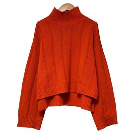 Autre Marque allureville Wollstrick-Pullover Orange