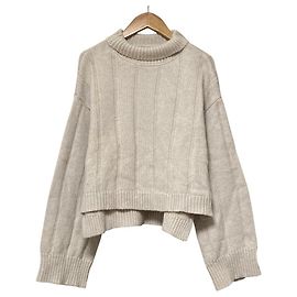 Autre Marque allureville Geelong Wool Stripe Knit Pullover Braun Andere