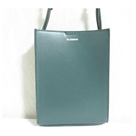 Jil Sander Bolsa de Ombro Tangle Small Verde Verde escuro
