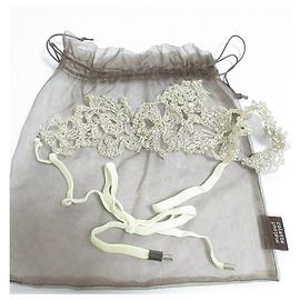 Autre Marque diadema de flores Colette Malouf Plata