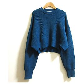 Autre Marque UN3D. Top de malha MOGOL SHORT Azul