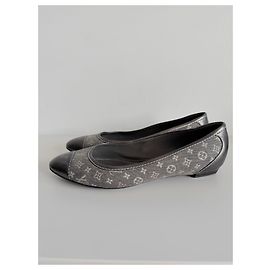 Louis Vuitton Monogram Grey Ballet Flats Grey Monogram