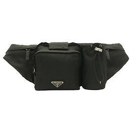 Borsa a tracolla Prada Triangle Nero