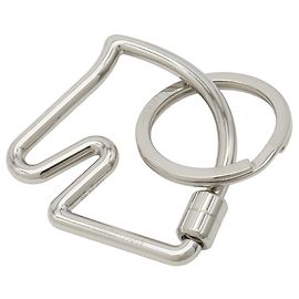 Hermès Portachiavi Hermes Cheval Argento