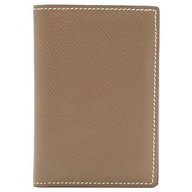 Hermès Tarjetero Hermes MC2 Euclid Castaño