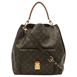 Louis Vuitton Monogram Metis Schultertasche Braun