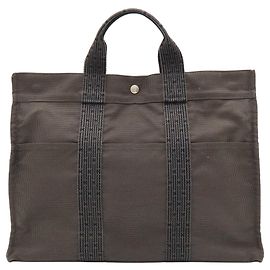 Hermès Bolso Hermes Herline Tote MM Castaño