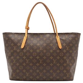 Louis Vuitton Monogram Raspail MM Tote Bag Braun