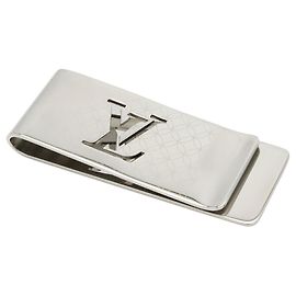 Cartera con clip para billetes Louis Vuitton Champs-Élysées Plata