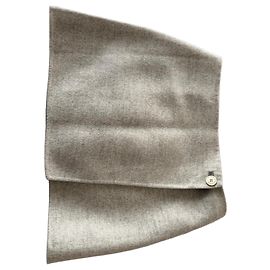Jupe Loro Piana en cachemire gris Gris