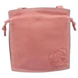 LOEWE Shoulder Bag Leather Pink Gold Auth BA16679 - Jerrillo Altro