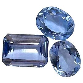 Autre Marque Lotto Raro di Berillo Maxixe Naturale (6.59 ct) con Certificato IGE – Rarità da Collezione Blu