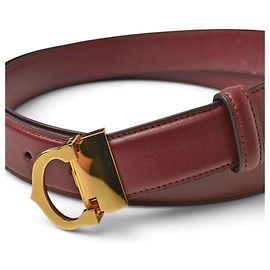 Cinto Cartier em couro Bordeaux Bordeaux