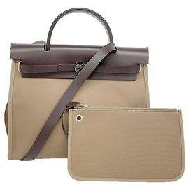 Hermès Hermes Herbag Zip PM Handtasche Taupe