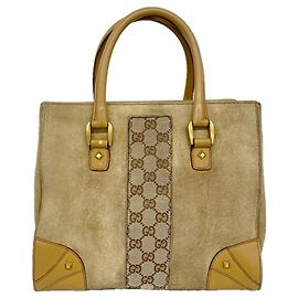 Gucci GG Canvas Handbag Beige