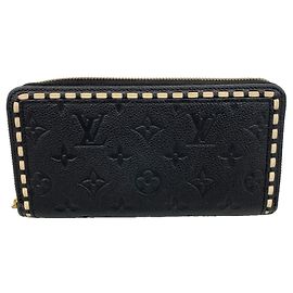 Cartera Zippy Louis Vuitton Monogram Empreinte Negro