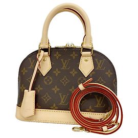 Borsa Louis Vuitton Alma BB Monogram Marrone