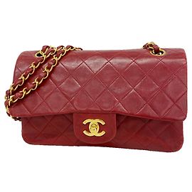 Bolsa de Ombro Chanel Matelassé Vermelho