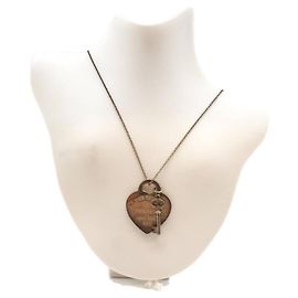 Autre Marque Colar com Pingente de Chave Return to Heart Tiffany & Co. Prata