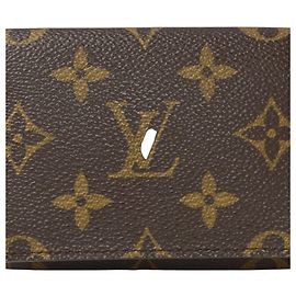 Louis Vuitton Monogram Kartenetui Braun