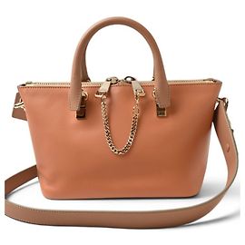 Sac à main en cuir Chloé Baylee Rose Sable