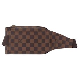 LOUIS VUITTON Damier Ebene Geronimos Shoulder Bag N51994 LV Auth ka6926V - Jerrillo Outro