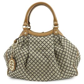 Gucci Sukey Microguccissima Leather Beige