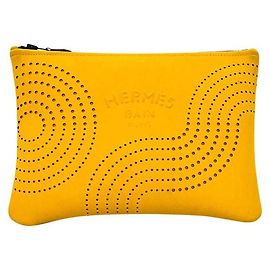 Hermès Hermes NeoBain MM Pouch Yellow