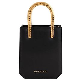 Bulgari Serpentine Cabas schwarz Schwarz
