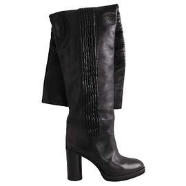 Isabel Marant Schwarze Overknee-Stiefel Schwarz