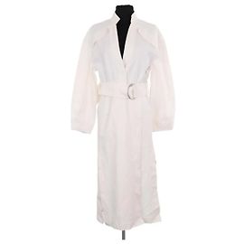 Vestido de algodón blanco Margaux Lonnberg Blanco