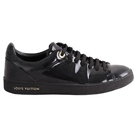 Baskets Louis Vuitton en cuir noir Noir