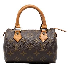 Borsa Louis Vuitton Monogram Mini Speedy HL Marrone Marrone
