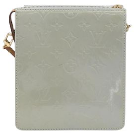 LOUIS VUITTON Monogram Vernis Motto Accessory Pouch Gris M91030 LV Auth 212944V - Jerrillo Other