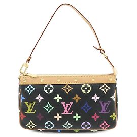 Louis Vuitton Monogram Multicolor Pochette Accessoires Noir M92648 Noir