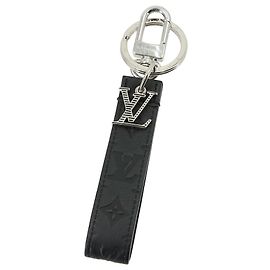 Louis Vuitton LV Shadow Keychain Dragonne Accessory Black