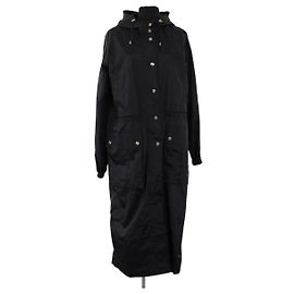 Abrigo negro de sintético Sonia Rykiel Negro
