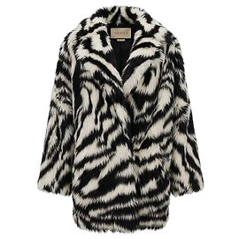 Casaco de pele com estampa de zebra Gucci PreFall2019 Outro