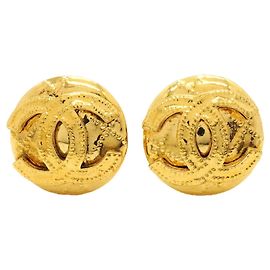 Orecchini a clip Chanel placcati in oro D'oro