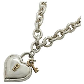 Autre Marque Tiffany & Co. Heart Lock Key Necklace Other