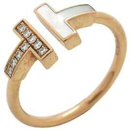 Autre Marque Anel Tiffany & Co. T-Wire Outro
