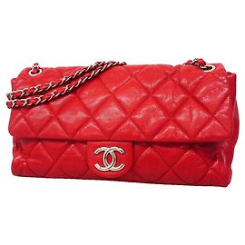 Sac à bandoulière Chanel rouge Rouge
