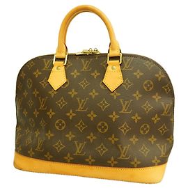 Louis Vuitton Monogram Alma Handbag Brown