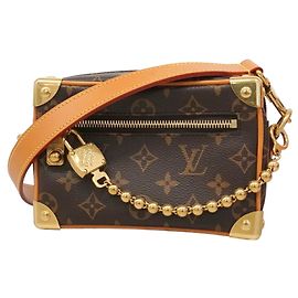 Louis Vuitton Monogram Archive Mini Soft Trunk Schultertasche Braun