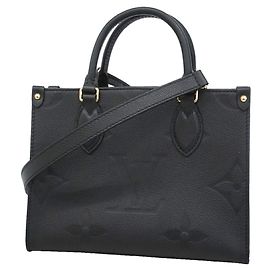 Louis Vuitton Monogram Empreinte OnTheGo PM Handtasche Schwarz