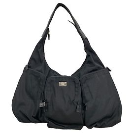 Borsa a tracolla Gucci in nylon nero Nero